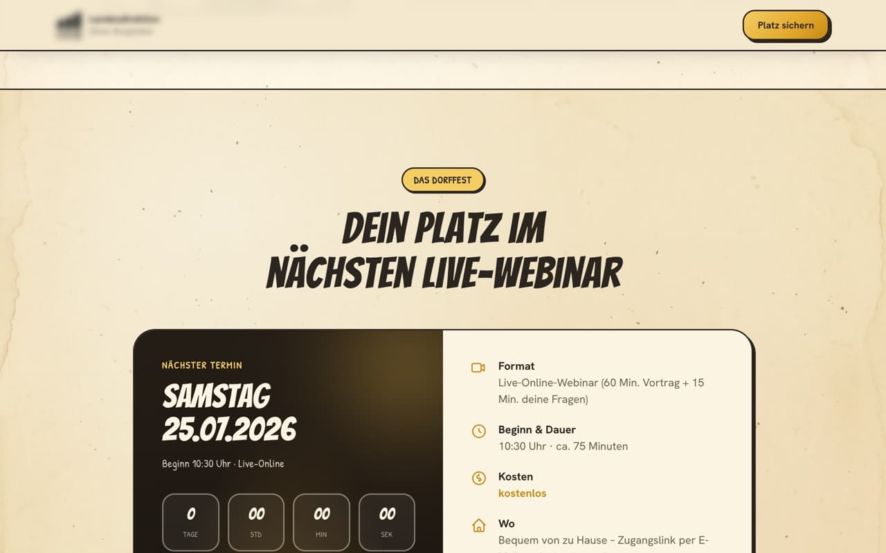 Screenshot: Zaubertrank-Kampagne (Ansicht 4)